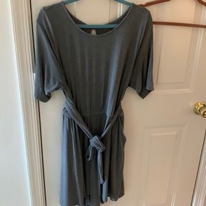 Torrid romper jumper jumpsuit grey